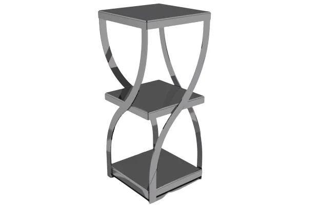 Twist Table Chrome
