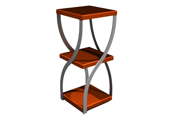 Twist Table Copper