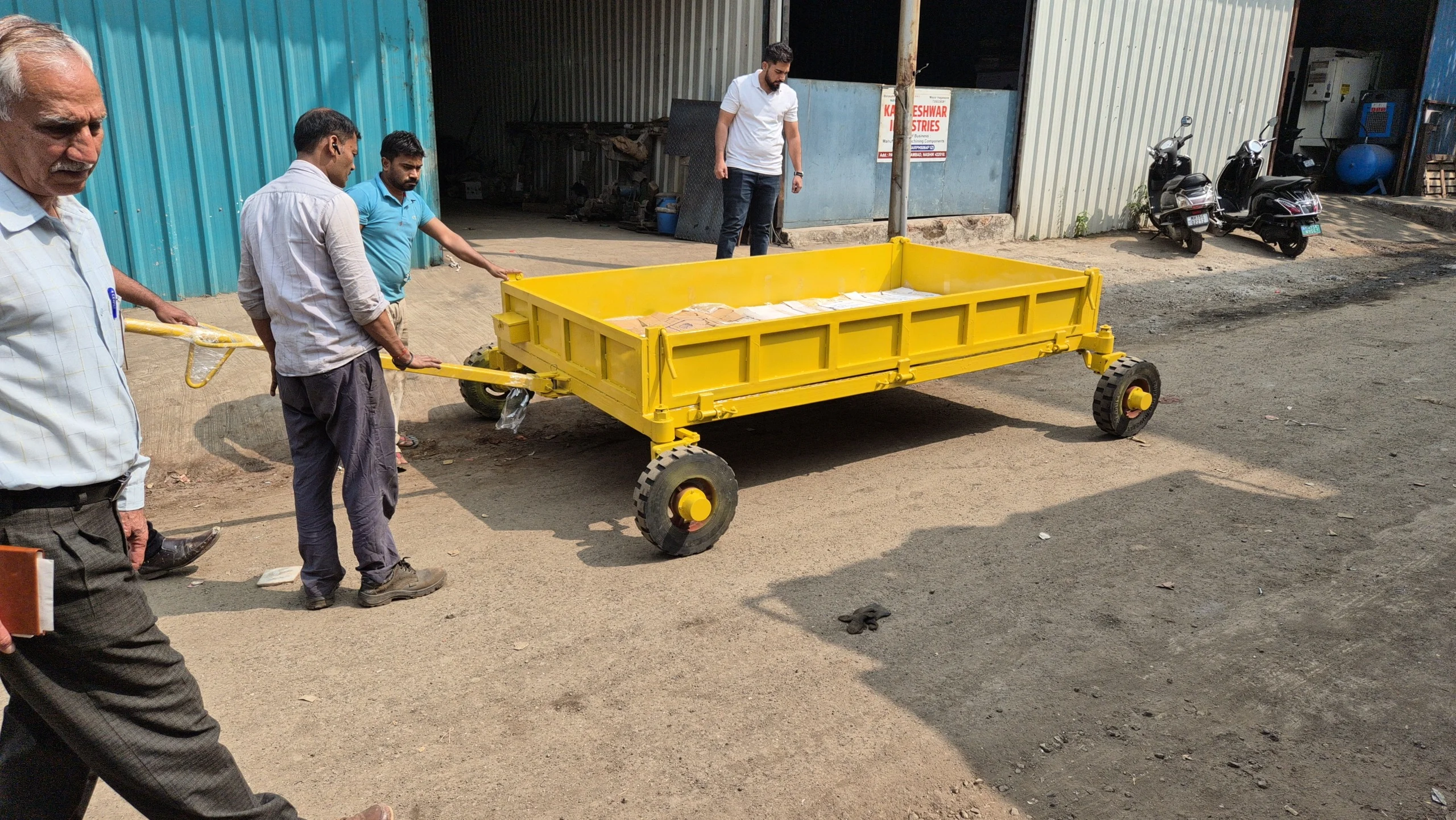4-Wheel Ground Handling Trolley