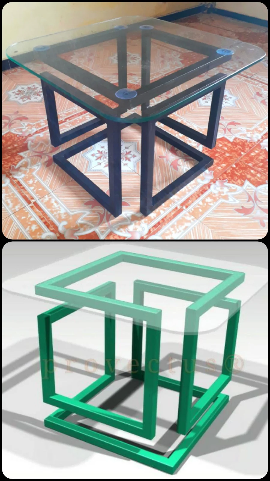 Infinity Cube Table