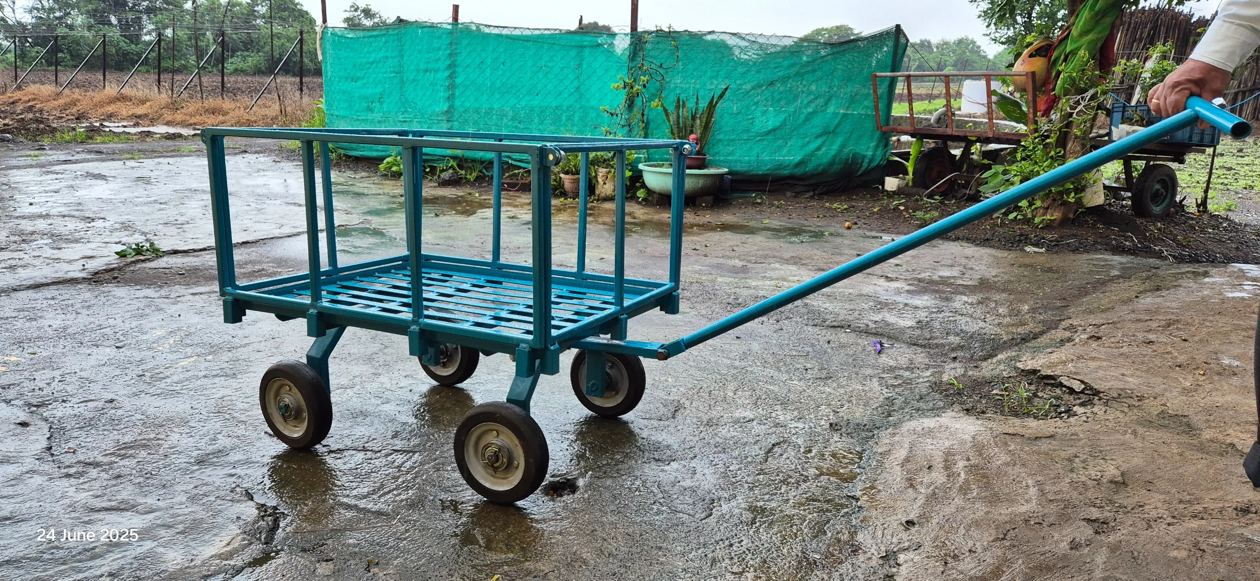 Mini 4-Wheel Hand Cart