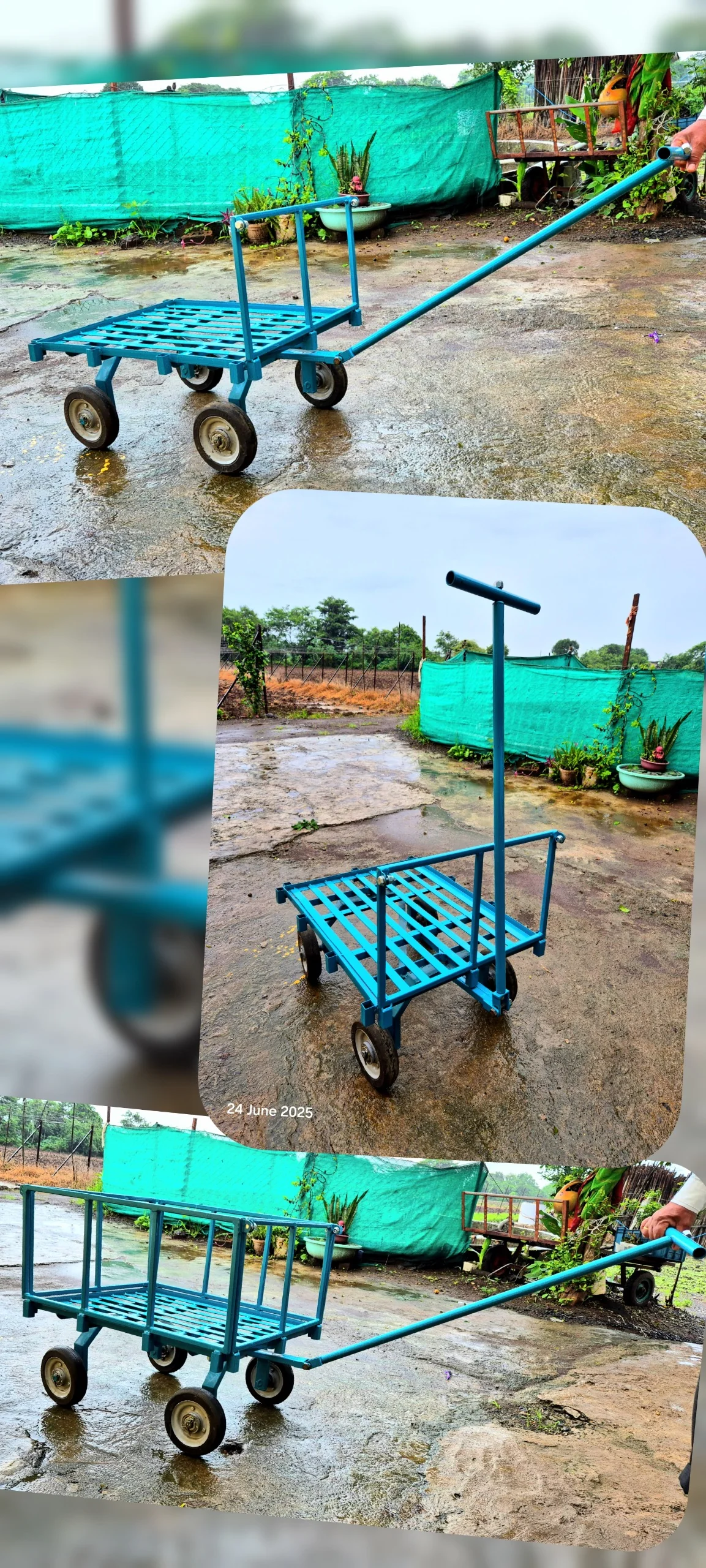 Mini 4-Wheel Hand Cart
