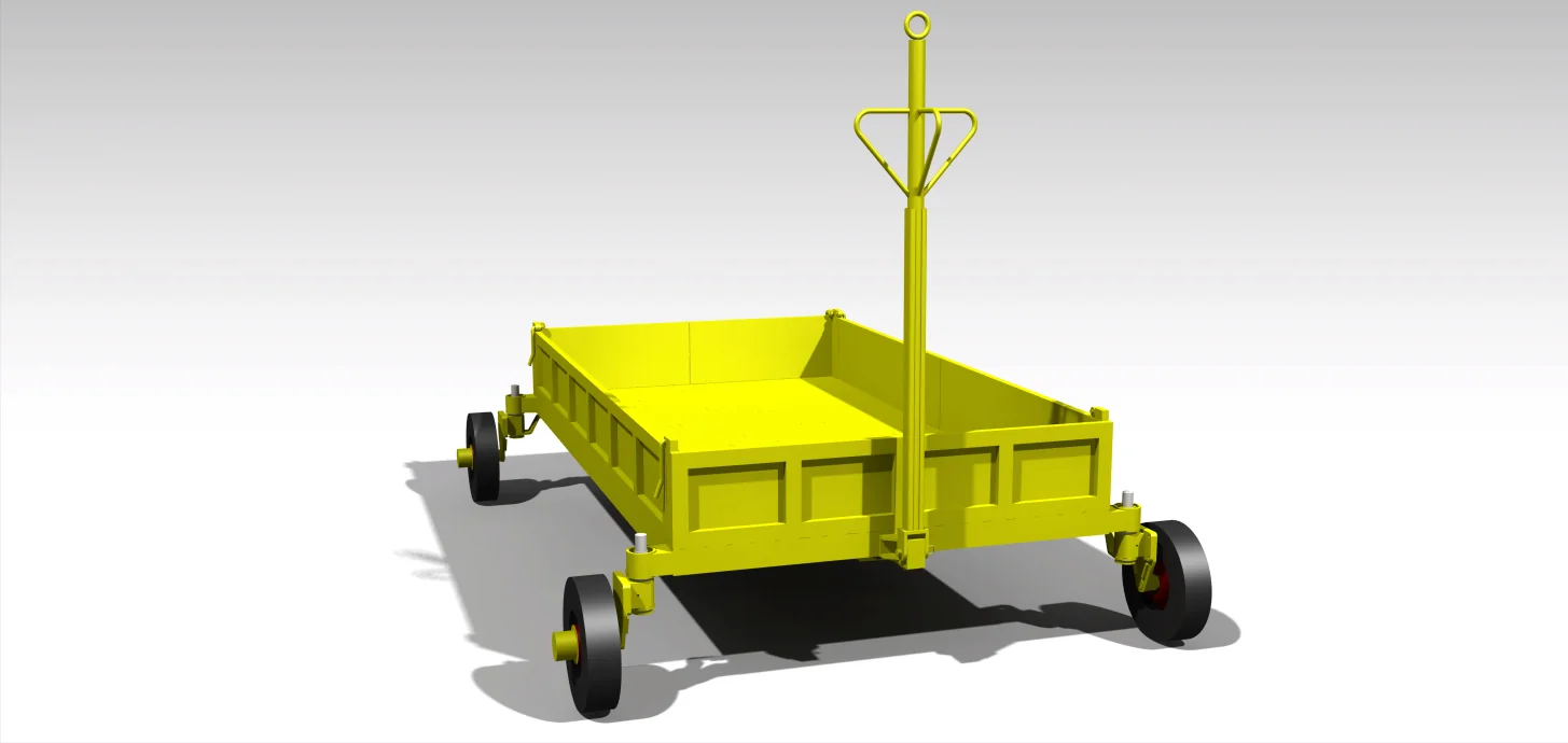 4-Wheel Ground Handling Trolley